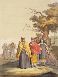 Gli Indiani Caciche in Costumi Tradizionali, Nova Granada, Brasile